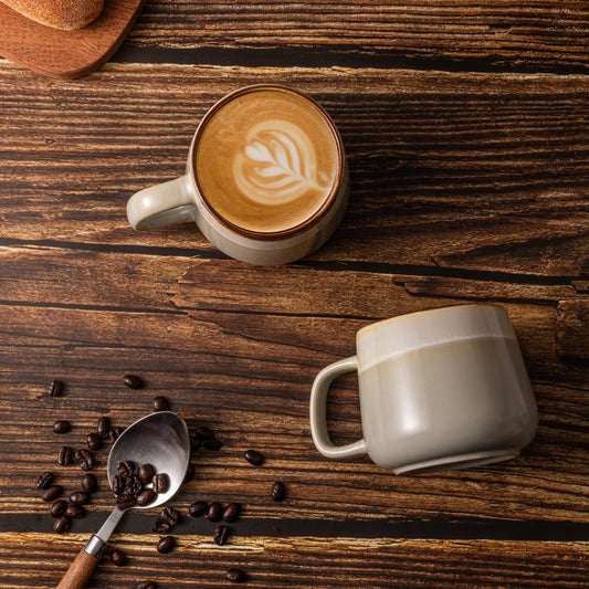 Ava Nord Ceramic Coffee Mugs Set of 4, 12 oz