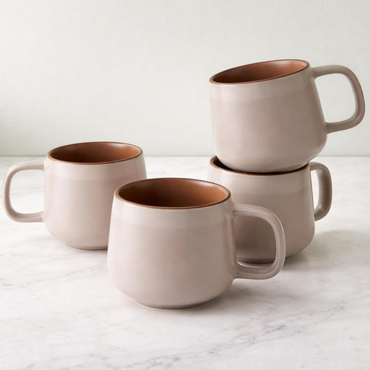 Ava Nord Rose Sand ceramic coffee mug 8 oz